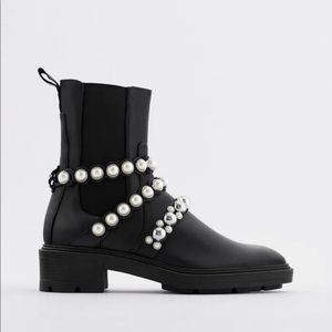 Zara pear strap boots